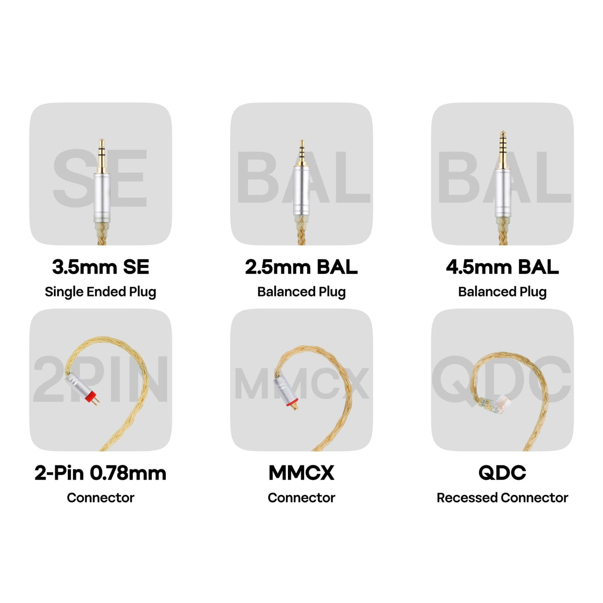 Linsoul Tripowin Zonie 3.5mm plug option for universal devices