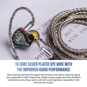 Linsoul Tripowin Zonie braided outer sheath helps resist tangling and adds refinement
