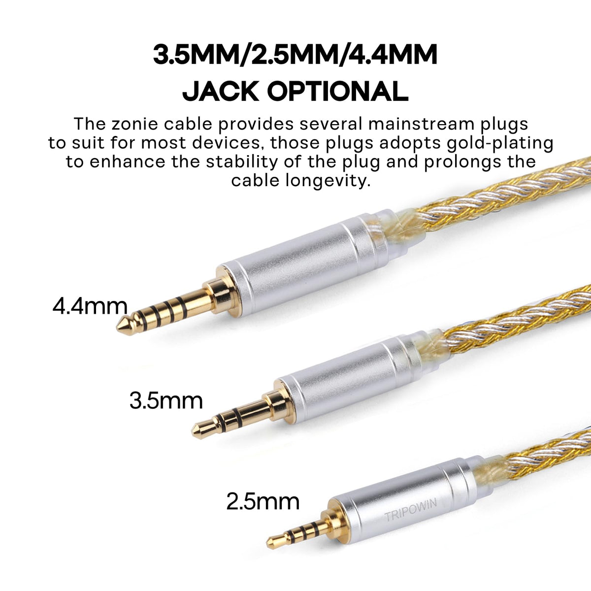 Linsoul Tripowin Zonie compatibility with various earphones and devices