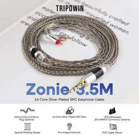 Linsoul Tripowin Zonie MMCX connector shows secure, swappable compatibility