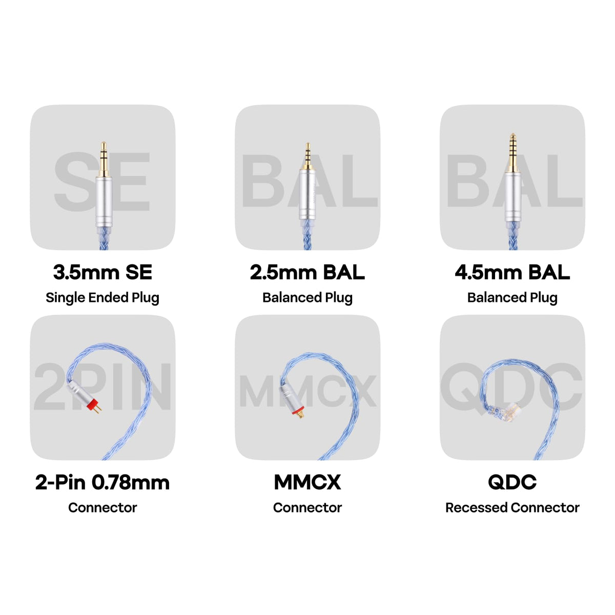 Linsoul Tripowin Zonie soft braided cable reduces tangling and increases comfort
