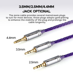 Linsoul Tripowin Zonie soft braided cable reduces tangling and feels premium