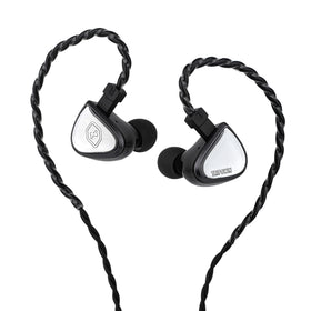 Linsoul Vivace earphones with 10mm titanium diaphragm for fast, precise bass response.