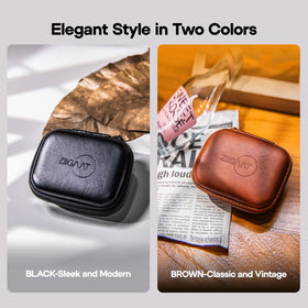 Linsoul ZiiGaat PellePOD case soft interior; cushions IEMs from scratches.