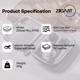 Linsoul ZiiGaat PellePOD case travel compact; easy to slip into a bag.