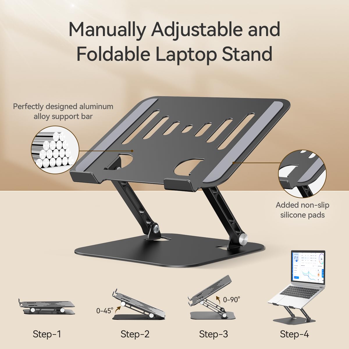Lintyle desk setup with MacBook Air/Pro, Dell XPS, HP