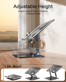Lintyle foldable-laptop-riser portable design for on-the-go use