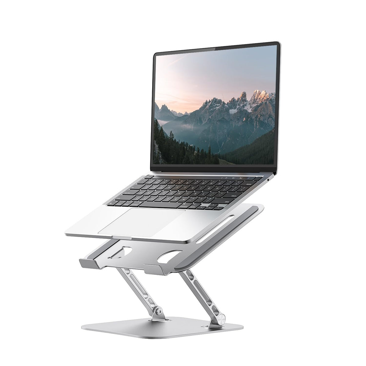 Lintyle laptop stand ergonomic design boosts comfort during long desk sessions.