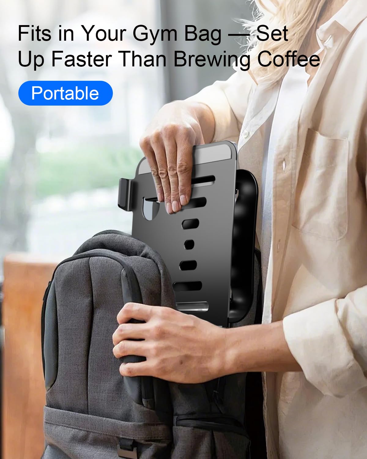 Lintyle travel-friendly, compact-folded design ready for bag
