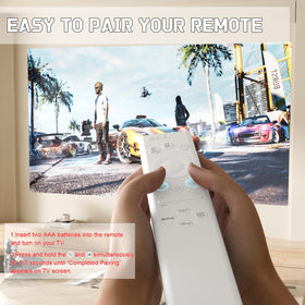 Liokoc Samsung remote battery compartment ready for 2 AAA batteries