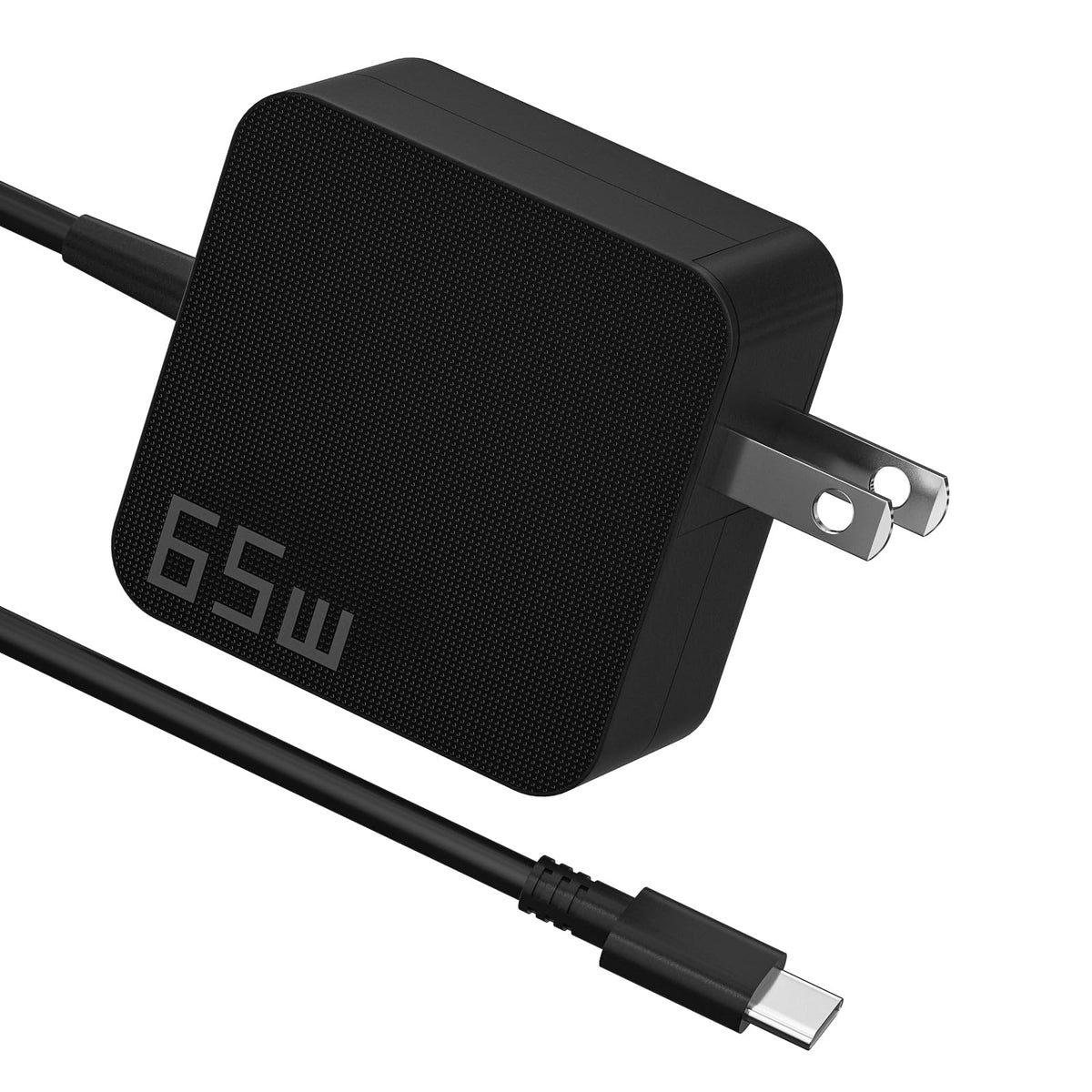 Lionfeel 65W USB-C laptop charger with compact design for on-the-go charging.