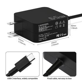 Lionfeel travel-ready charger supports 100-240V for global use.