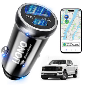 LIONO hidden car tracker charger for discreet anti-theft monitoring.