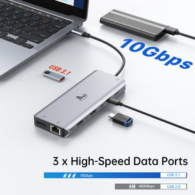 LIONWEI SD and TF card reader close-up for quick camera file transfers