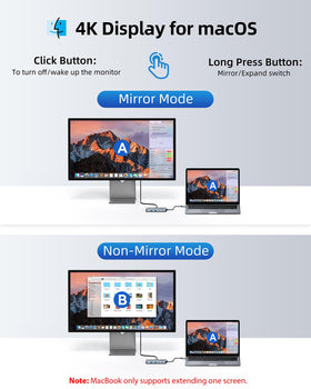 LIONWEI hub driving four monitors on desk, boosts productivity with multi-screen display