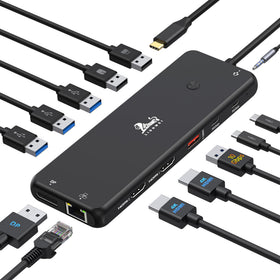 LIONWEI front view showing ports and compact design for desktop expansion