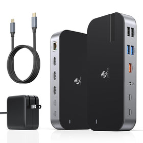 LIONWEI 16-in-1 docking station showcases triple 4K HDMI outputs for multitasking