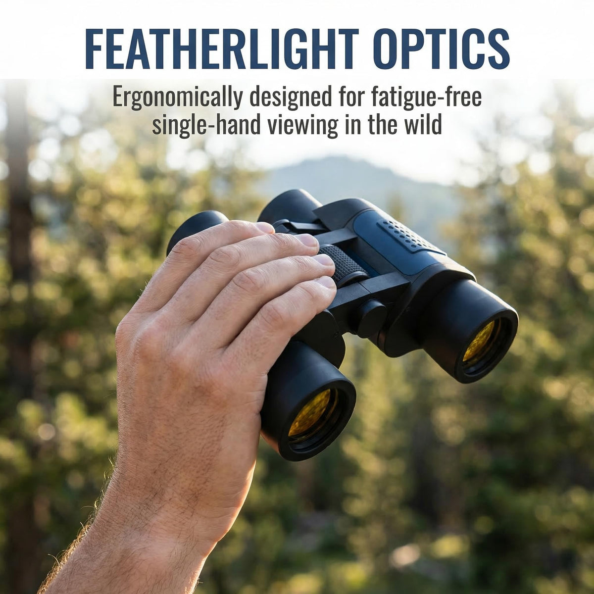 LIPJIA HD optics with BAK4 prisms for sharp colors and contrast.