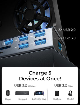 LISEN 100W PD charging keeps your device powered while you play.