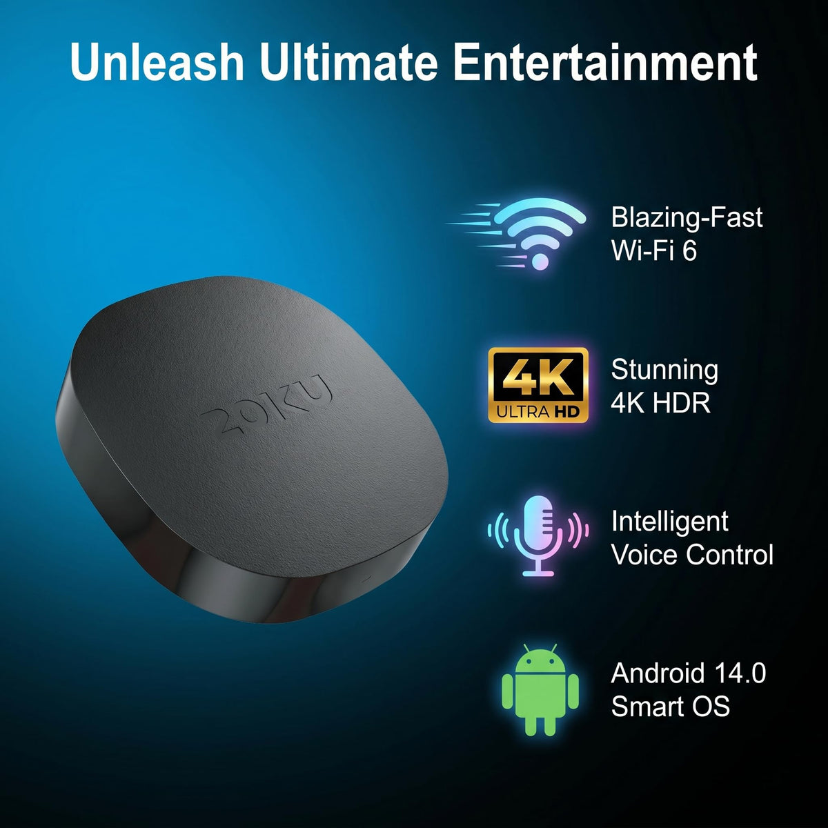 Lispin Wi-Fi 6 connectivity for faster streaming and stable online access.