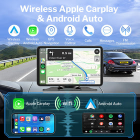 LITALARM closeup of 7-inch touchscreen delivering clear maps