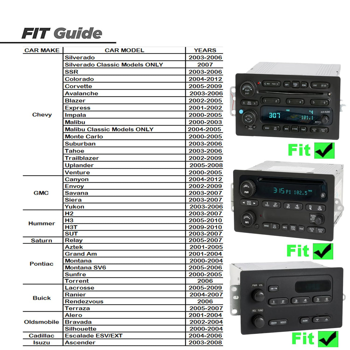 LITCOMFY QLED radio package contents including stereo, harness, dash frame, pry tool