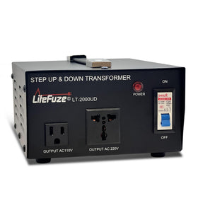 LiteFuze 2000UD universal outlet enables worldwide device compatibility.