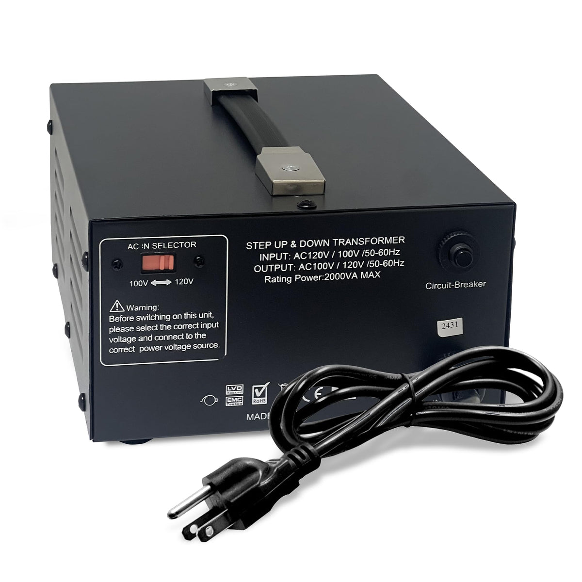 LiteFuze grounded cord and plug connection providing secure earth grounding