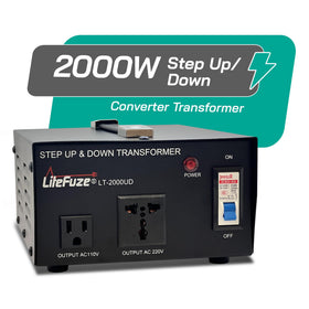 LiteFuze toroidal transformer design offers compact, quiet power.
