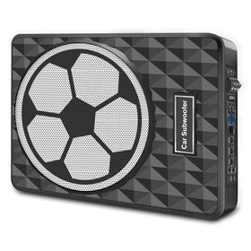 Litillbuly 10-inch under-seat subwoofer delivering deep bass for on-the-go listening.