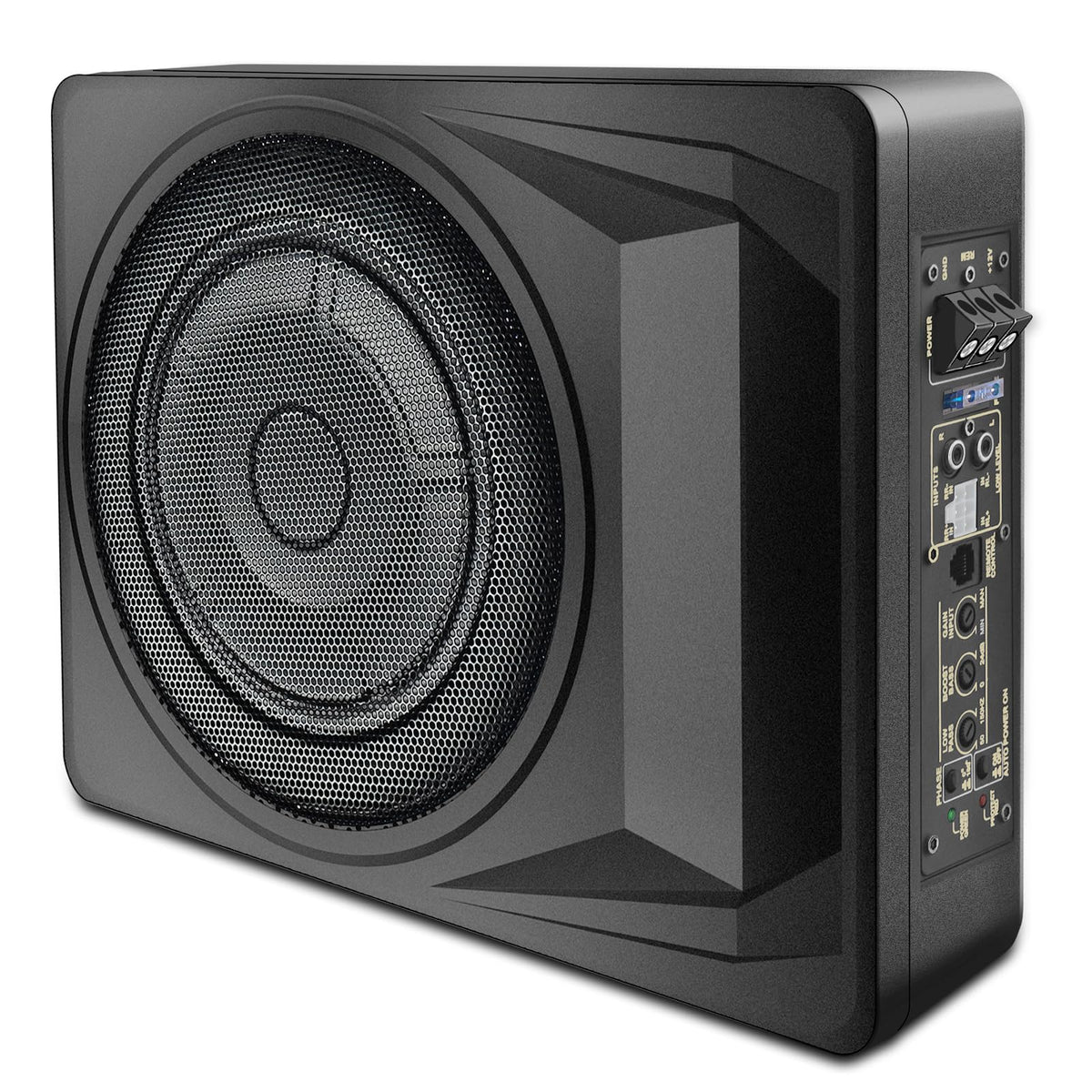 Litillbuly 1200W car subwoofer under-seat delivers powerful bass while saving cabin space.