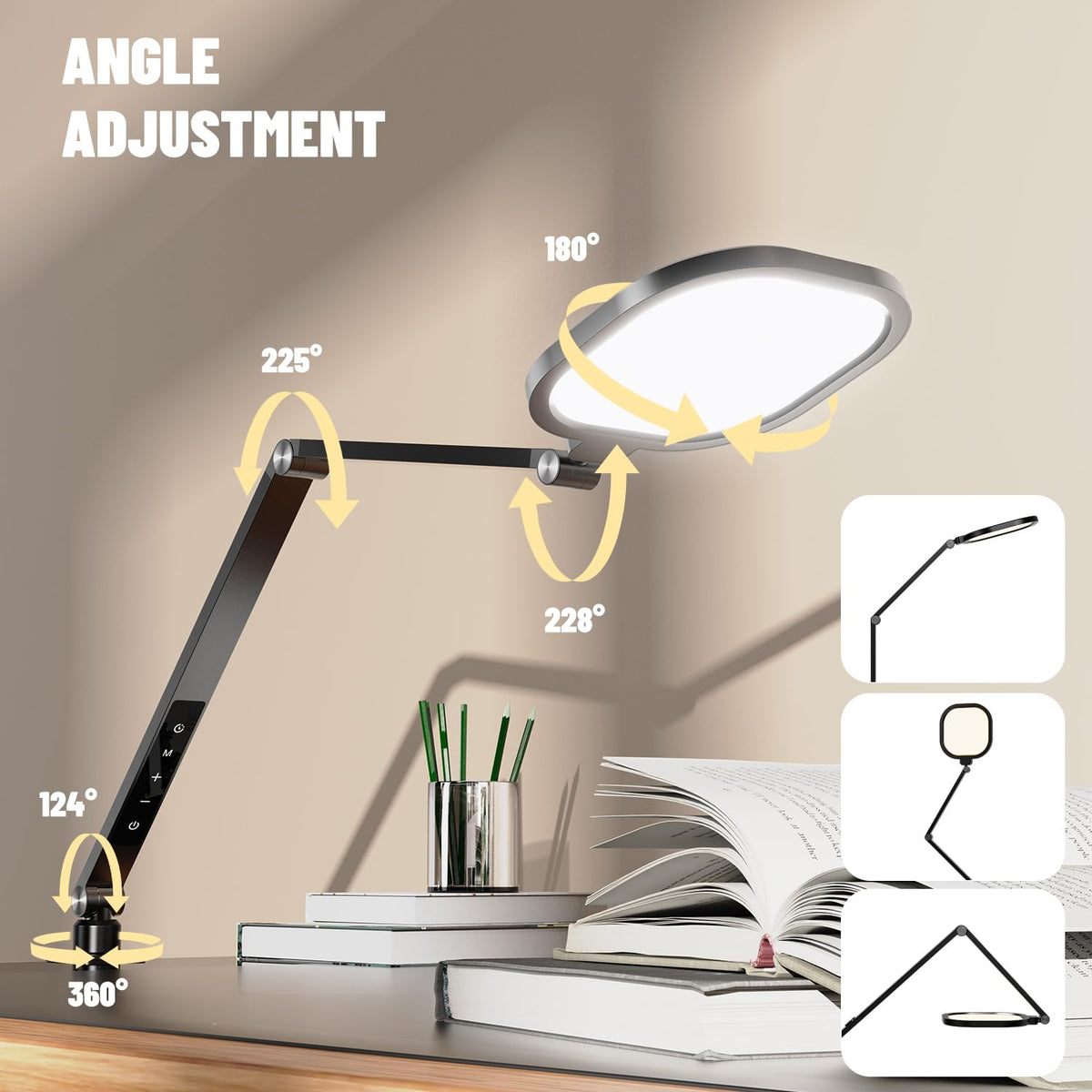 LitONES color temperature range 3000K–6500K for versatile work sessions.