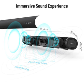 LITTOAK closeup controls and ports with easy setup benefit