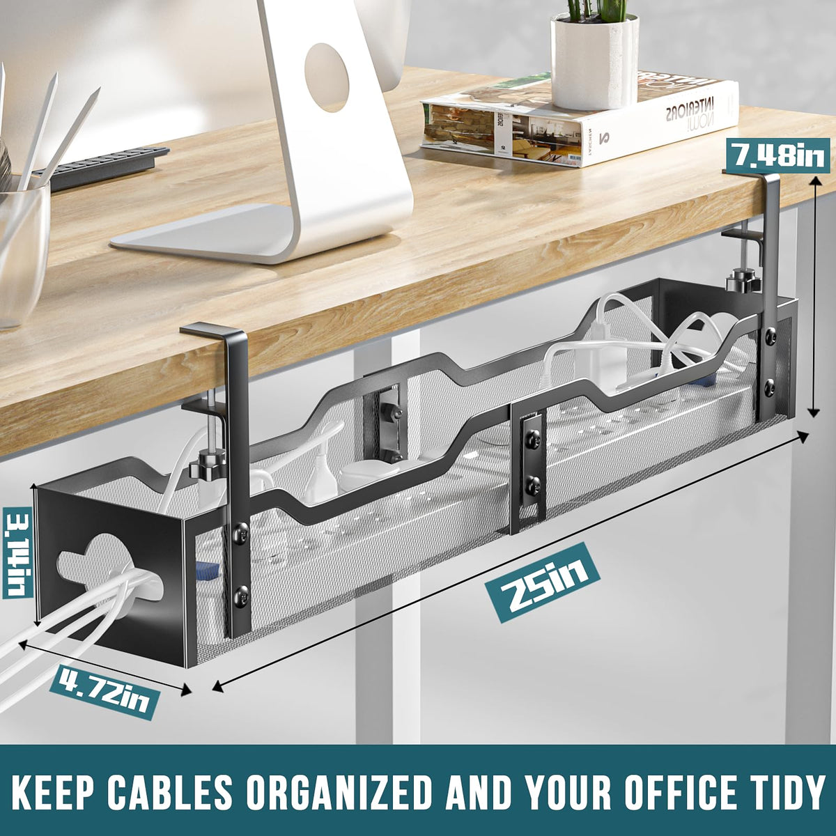 Litwaro in home office setting showing clutter-free desk and safer floor environment