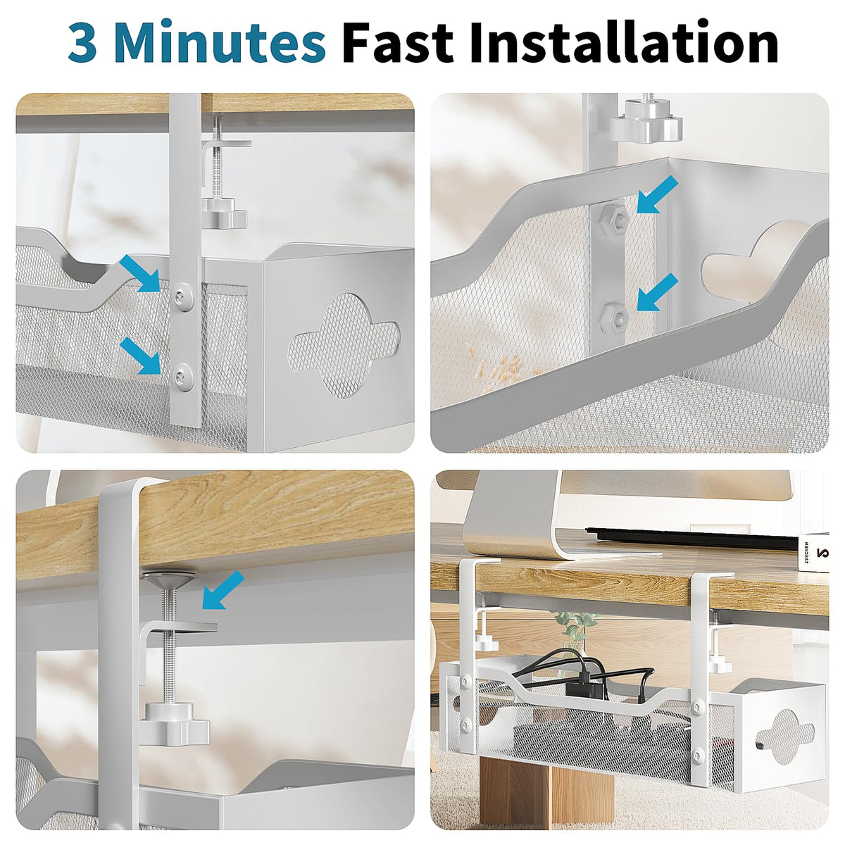 Litwaro lifestyle shot in office demonstrating safer, clutter-free floor space