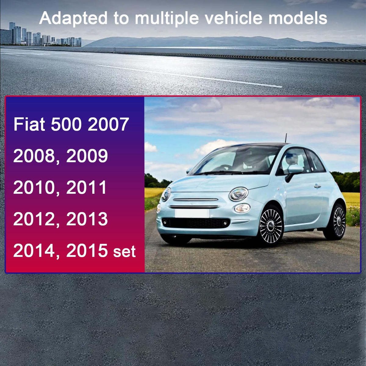 Liulbobu Fiat 500 CANBUS compatibility preserves OEM controls.