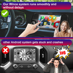 Liulbobu Fiat 500 wireless CarPlay setup for iPhone navigation.