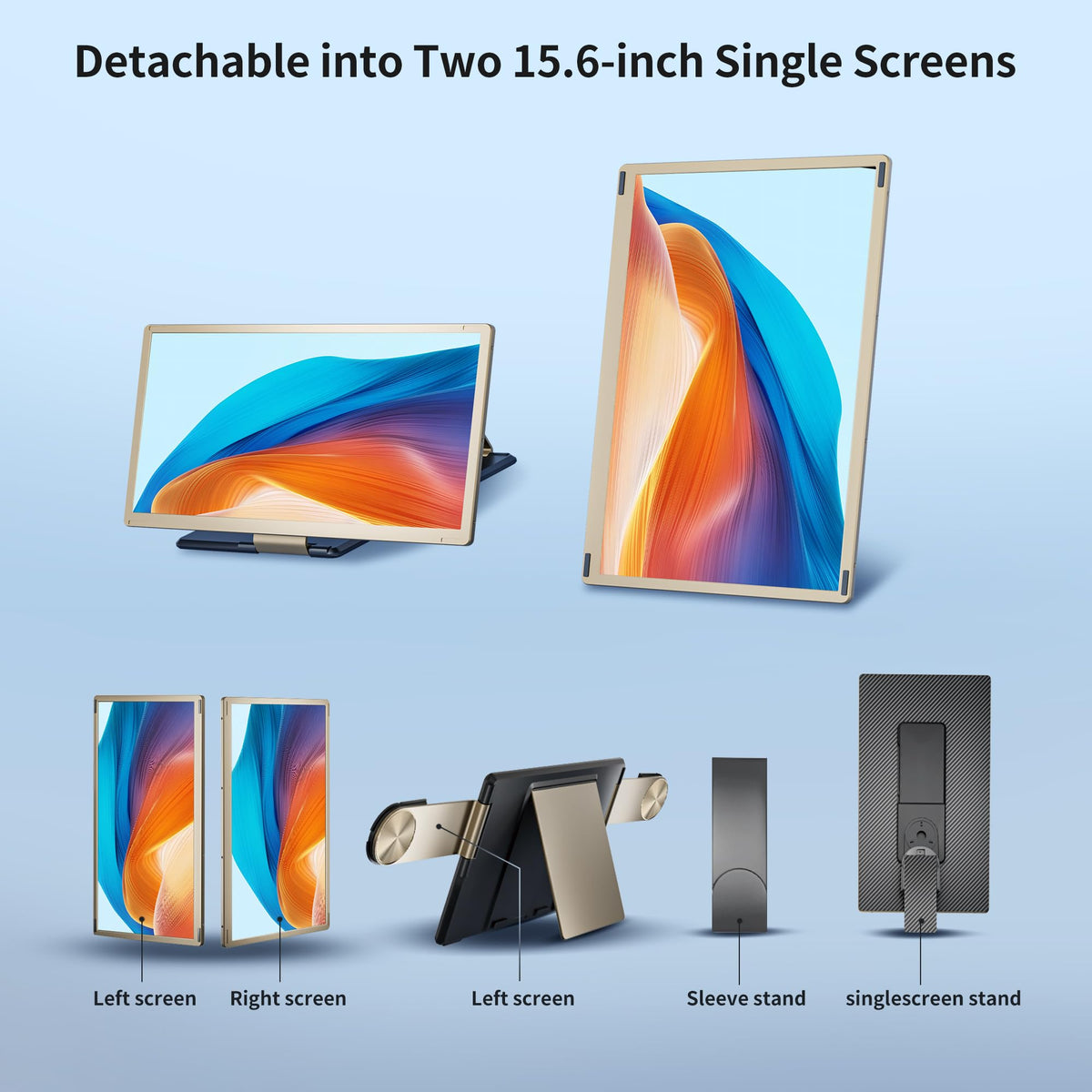 Livelect-m rose gold metal frame combines durability with premium aesthetics.