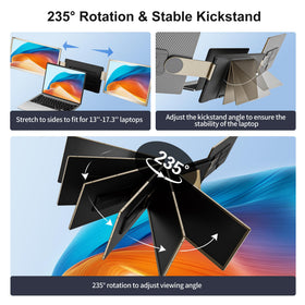 Livelect-m sleeve stand with single-screen stand for versatile layouts.