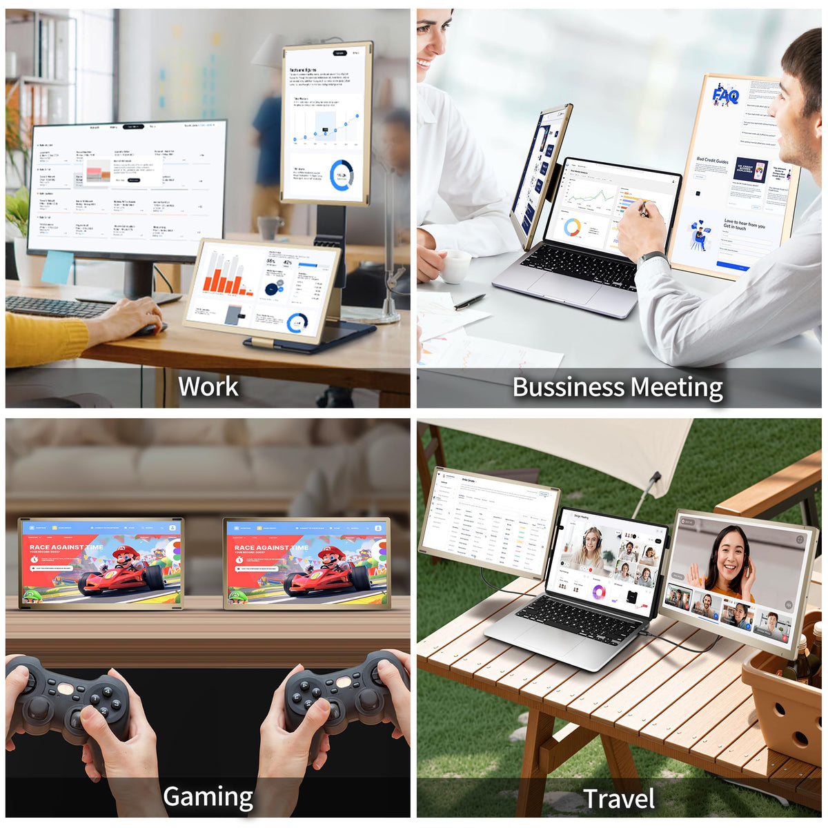 Livelect-m plug-and-play connectivity via USB-C and HDMI cables.