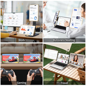Livelect-m plug-and-play connectivity via USB-C and HDMI cables.