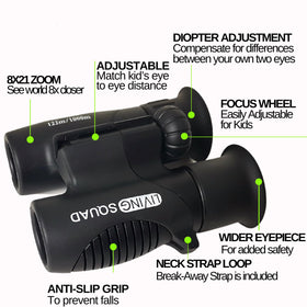 Living Squad built-in compass detail for beginner navigation learning