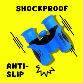 Living Squad rubber grip texture highlighting shock proof durability and secure hold