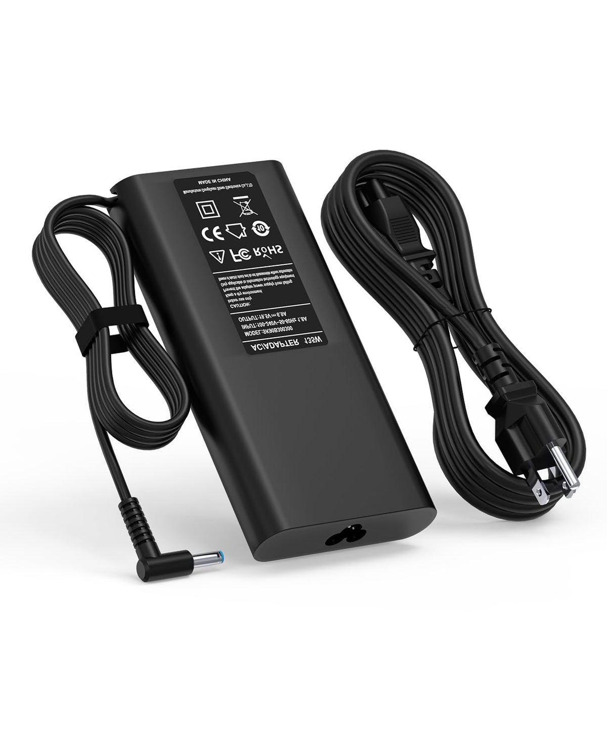 LJO-EEIH 135W charger with blue tip connector powers HP Spectre laptops reliably.