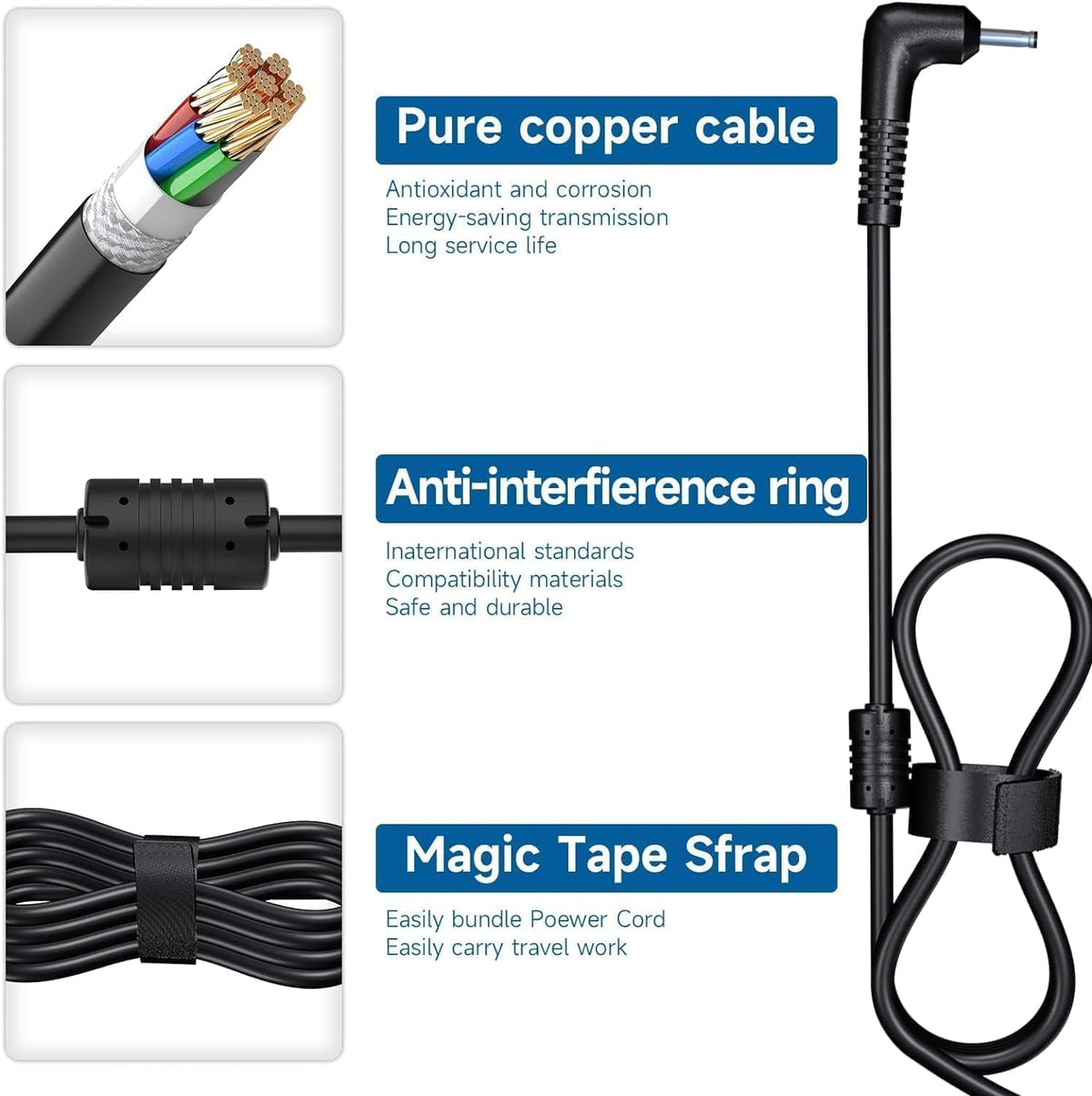 LJO-EEIH 20V 2.25A output delivers efficient power for laptops.