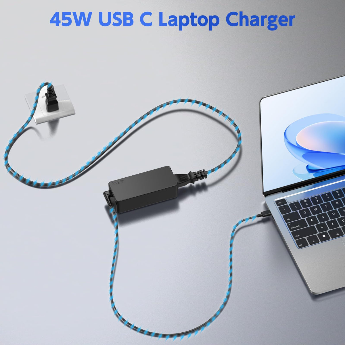 LJO-EEIH side profile displaying USB-C port and safety markings for reliable charging