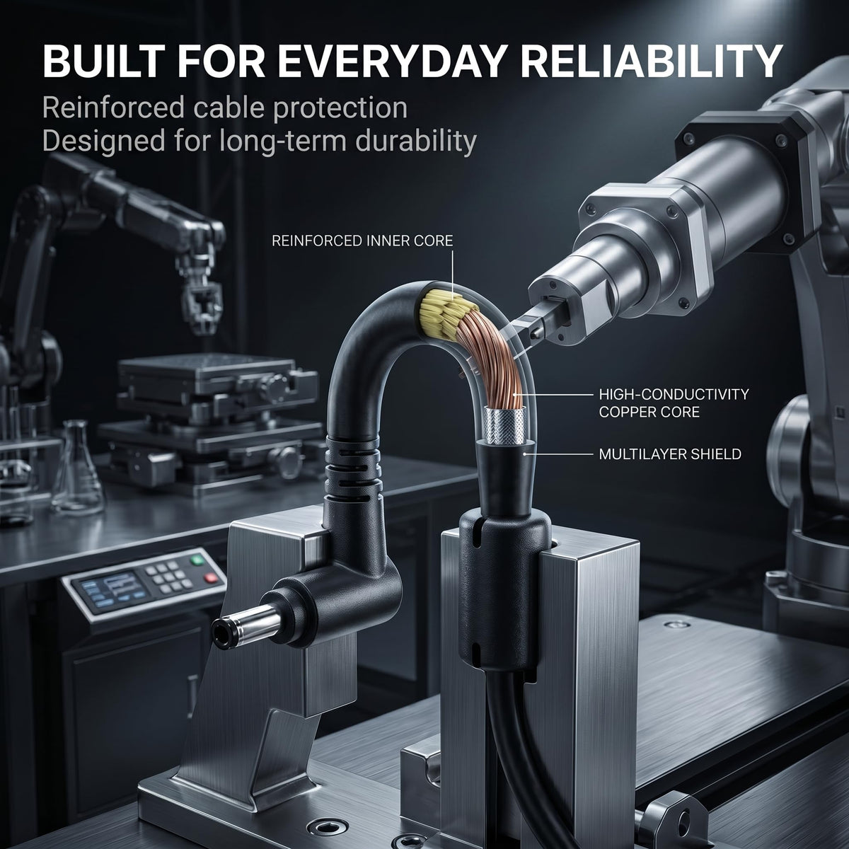 LJO-EEIH 65W charger safety features and CE/FCC/ROHS certification for secure charging.
