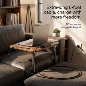 LJO-EEIH 65W charger side connection demonstrates easy plug-in compatibility.