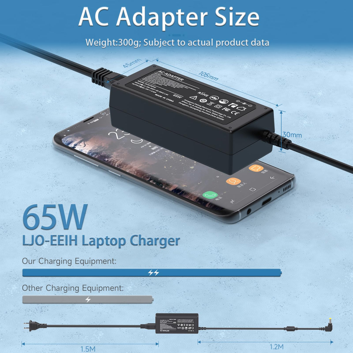 LJO-EEIH 65W PA3917U-1ACA compatible adapter covers many Toshiba models.