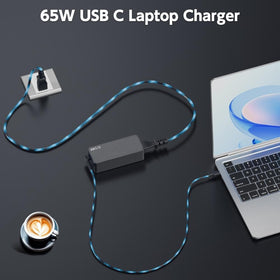 Durable cable on LJO-EEIH 65W USB-C charger for frequent plugging